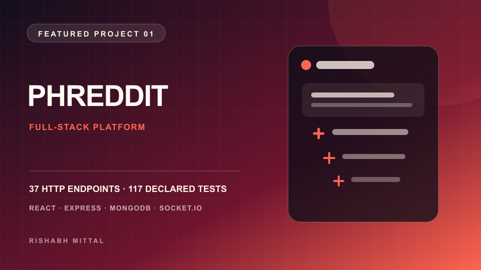 Phreddit project overview
